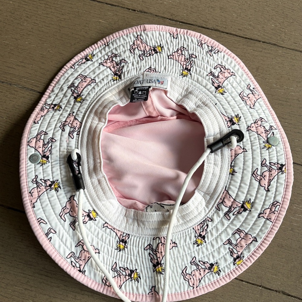 GOAT USA OG pink bucket hat & stickers! - Picture 7 of 9